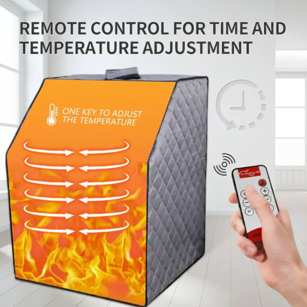 Portable Full-Size Steam Sauna Tent with 2L 1000W Steam Generator