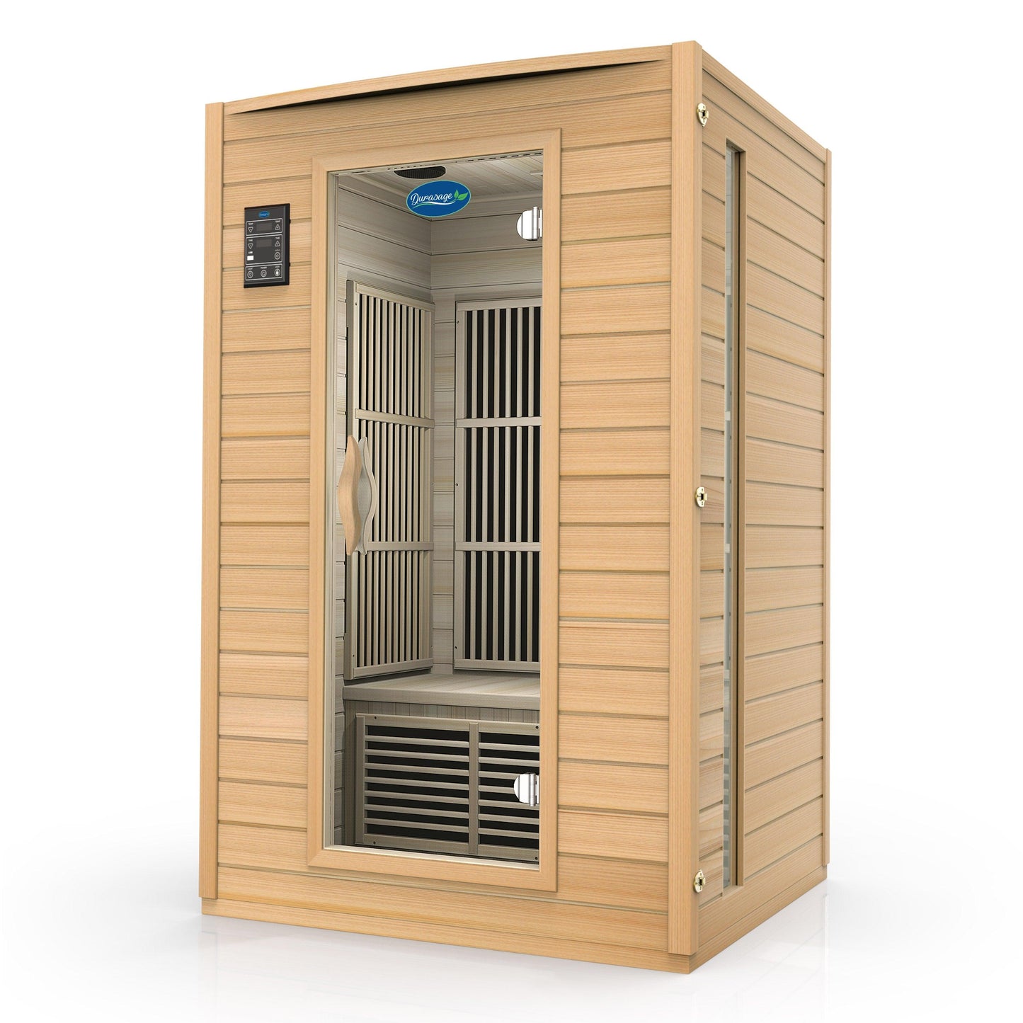 2-Person Canadian Hemlock Carbon Infrared Sauna