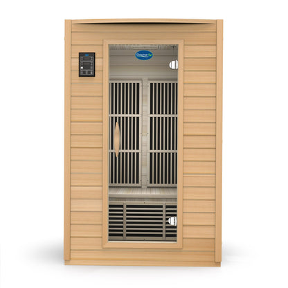 2-Person Canadian Hemlock Carbon Infrared Sauna