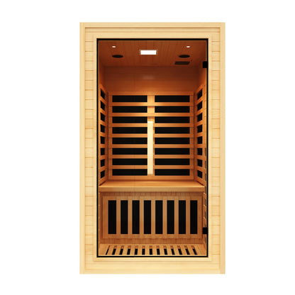 1–2 Person Full-Body Infrared Sauna with Red Light Therapy