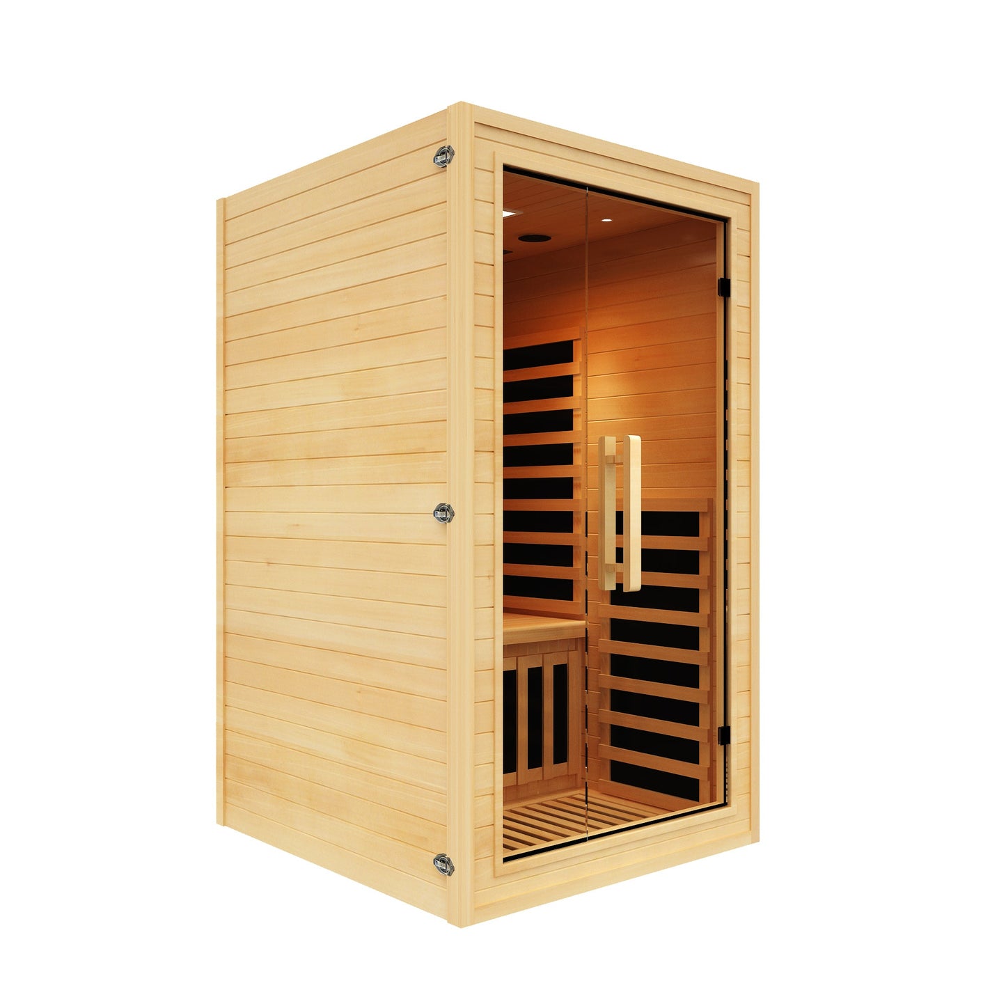 1–2 Person Full-Body Infrared Sauna with Red Light Therapy
