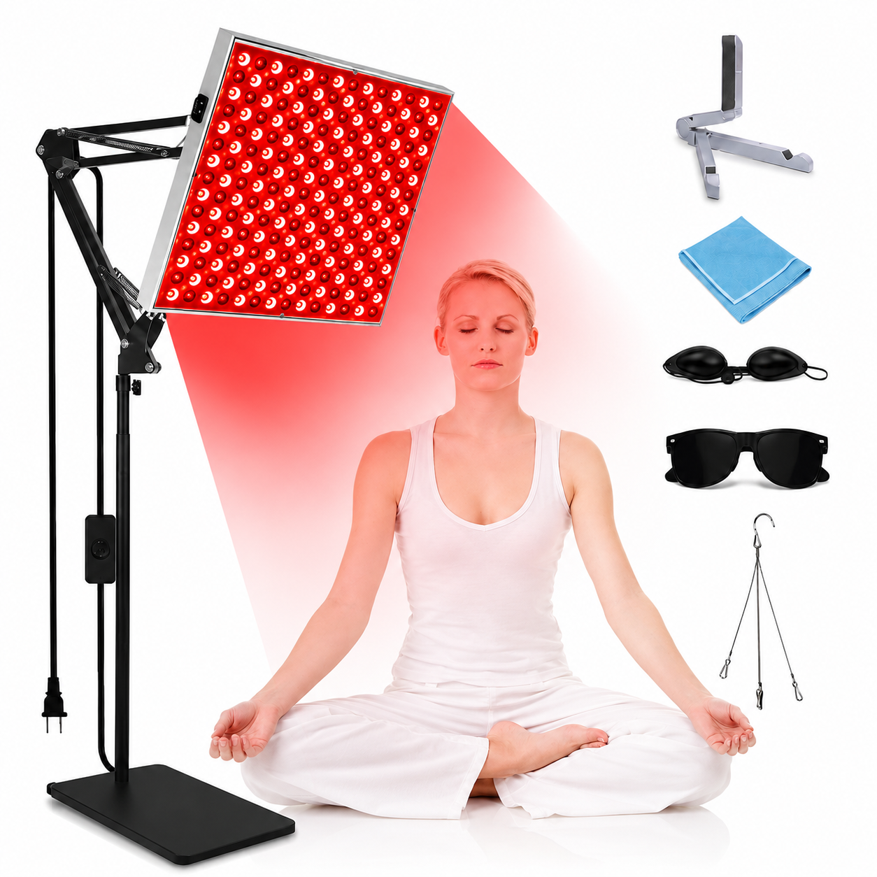 BEAM BLISS Red & Near-Infrared Light Panel with Adjustable Stand