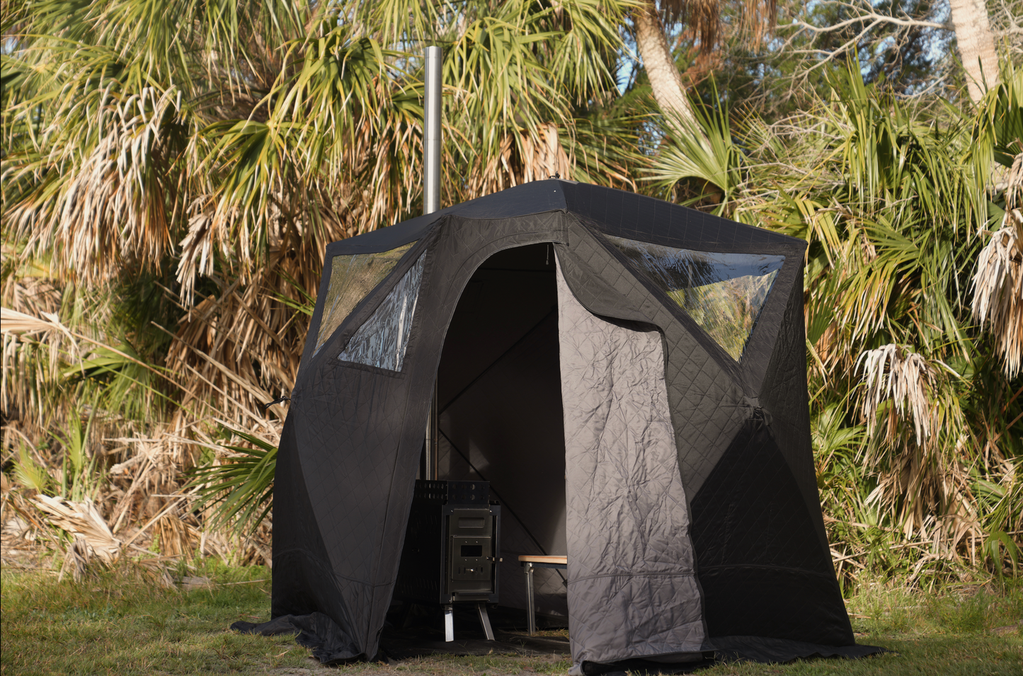North Shore Sauna Nova 4 Portable Wood-Fired Sauna Tent