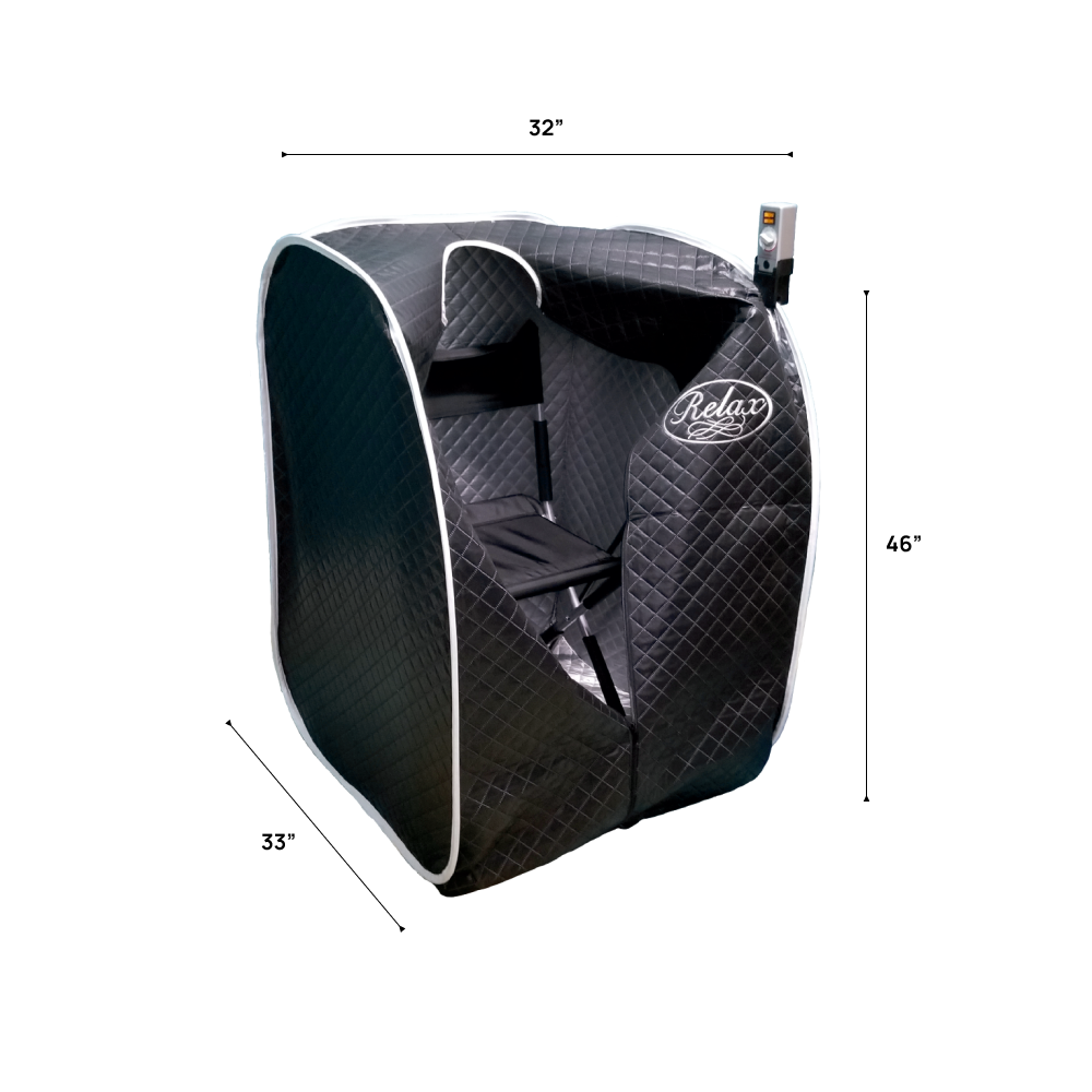 Black Pro Portable Far Infrared Sauna