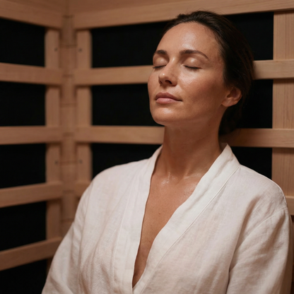 1–2 Person Full-Body Infrared Sauna with Red Light Therapy