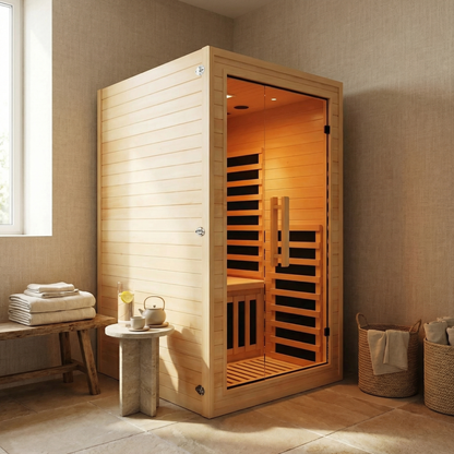 1–2 Person Full-Body Infrared Sauna with Red Light Therapy