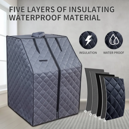 Portable Full-Size Steam Sauna Tent with 2L 1000W Steam Generator