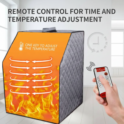 Portable Full-Size Steam Sauna Tent with 2L 1000W Steam Generator