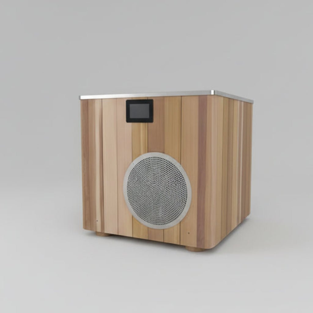 Wood & Stainless Steel Plunge Pool with Chiller/Heater