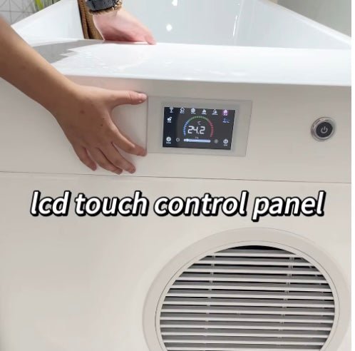 Wood & Stainless Steel Plunge Pool with Chiller/Heater